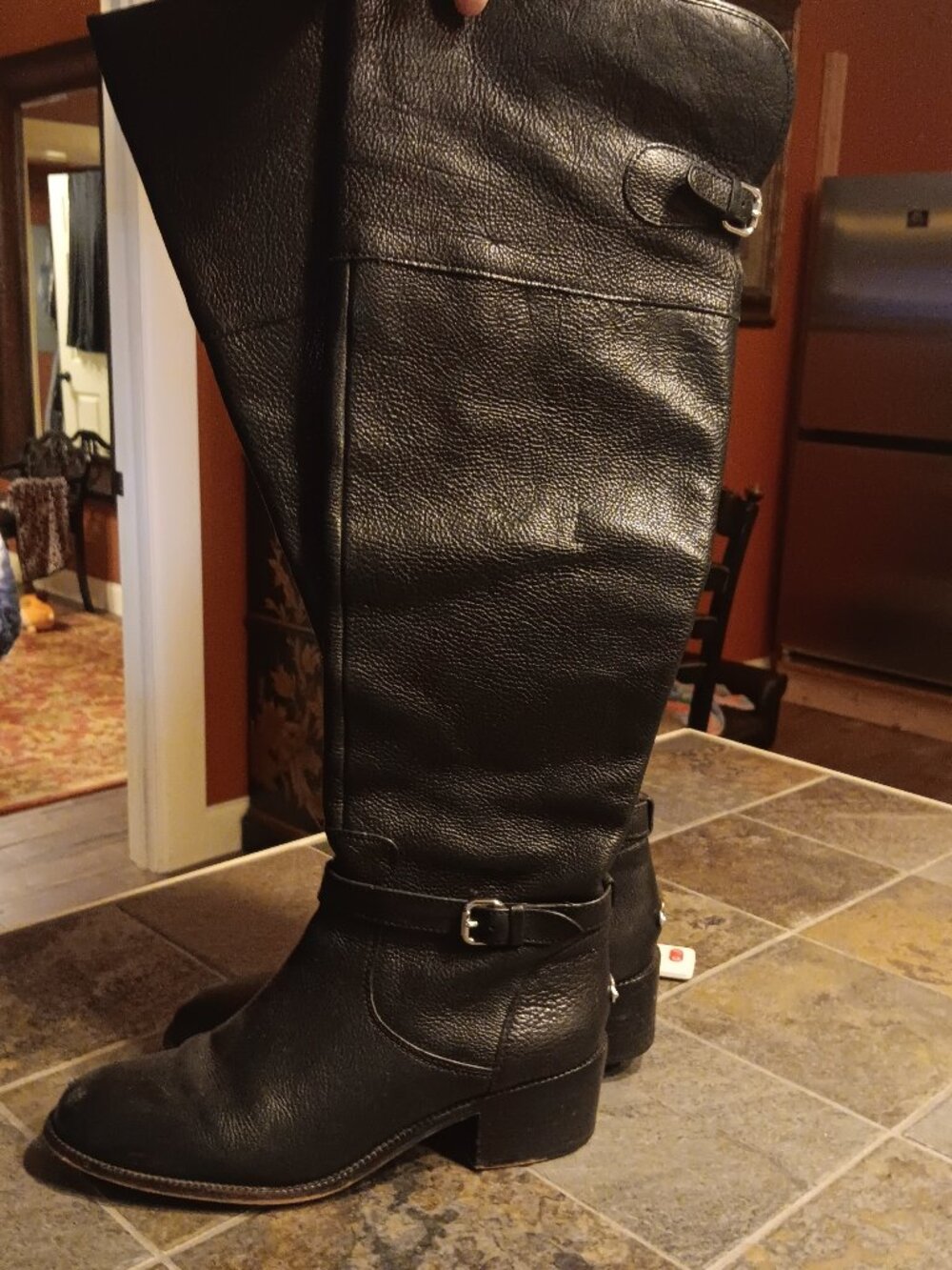 Ladies Coach leather over knee boots 9.5